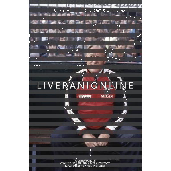 RETROSPETTINA NILS LIEDHOLM ALLENATORE NELLA FOTO NILS LIEDHOLM ALLENATORE MILAN AG ALDO LIVERANI SAS