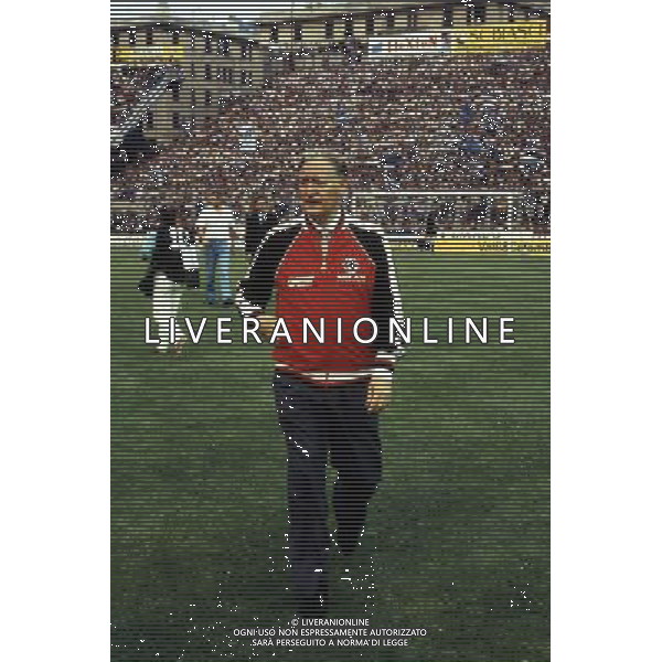 RETROSPETTINA NILS LIEDHOLM ALLENATORE NELLA FOTO NILS LIEDHOLM ALLENATORE MILAN AG ALDO LIVERANI SAS