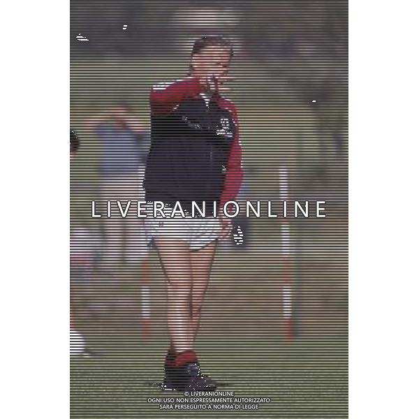 RETROSPETTINA NILS LIEDHOLM ALLENATORE NELLA FOTO NILS LIEDHOLM ALLENATORE MILAN AG ALDO LIVERANI SAS