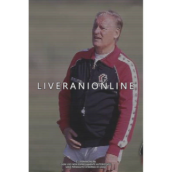 RETROSPETTINA NILS LIEDHOLM ALLENATORE NELLA FOTO NILS LIEDHOLM ALLENATORE MILAN AG ALDO LIVERANI SAS