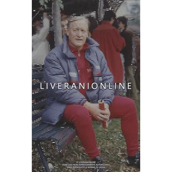 RETROSPETTINA NILS LIEDHOLM ALLENATORE NELLA FOTO NILS LIEDHOLM ALLENATORE MILAN AG ALDO LIVERANI SAS