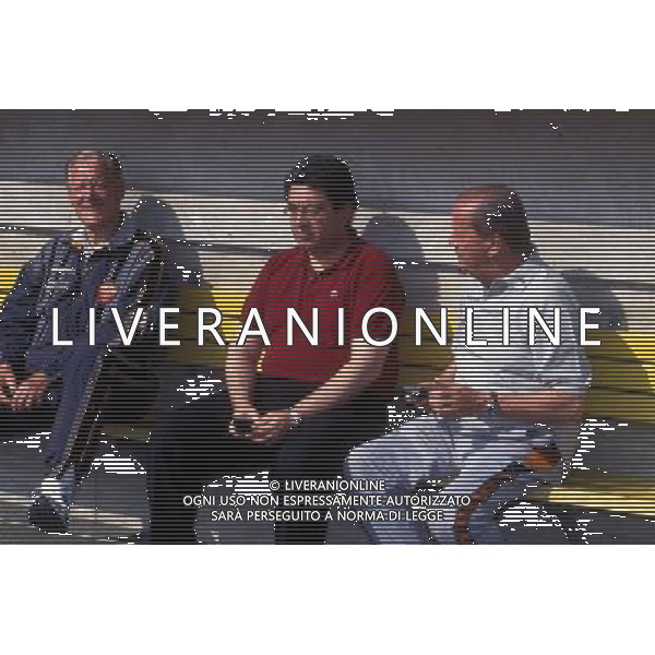 RETROSPETTINA NILS LIEDHOLM ALLENATORE NELLA FOTO NILS LIEDHOLM ALLENATORE ROMA CON GIORGIO PERINETTI E IL GENERALE CIRO DI MARTINO AG ALDO LIVERANI SAS