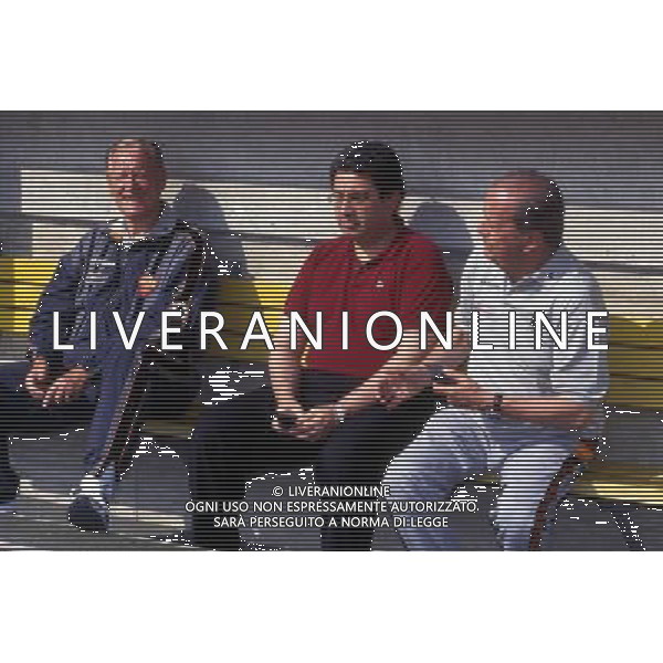 RETROSPETTINA NILS LIEDHOLM ALLENATORE NELLA FOTO NILS LIEDHOLM ALLENATORE ROMA CON GIORGIO PERINETTI E IL GENERALE CIRO DI MARTINO AG ALDO LIVERANI SAS