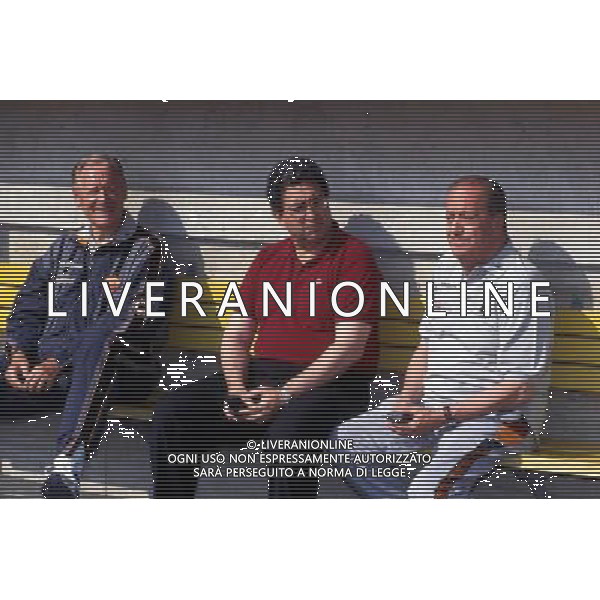 RETROSPETTINA NILS LIEDHOLM ALLENATORE NELLA FOTO NILS LIEDHOLM ALLENATORE ROMA CON GIORGIO PERINETTI E IL GENERALE CIRO DI MARTINO AG ALDO LIVERANI SAS