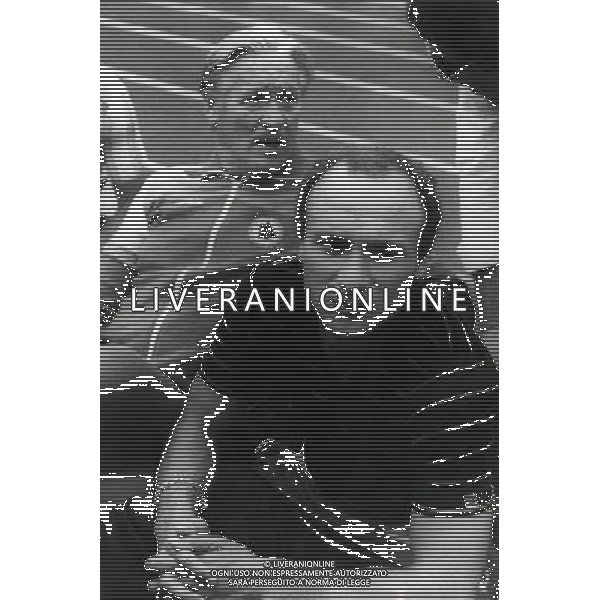 RETROSPETTINA NILS LIEDHOLM ALLENATORE NELLA FOTO NILS LIEDHOLM ALLENATORE ROMA CON FRANCESCO ROCCA AG ALDO LIVERANI SAS