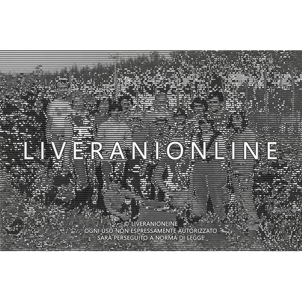 RETROSPETTINA NILS LIEDHOLM ALLENATORE NELLA FOTO NILS LIEDHOLM AG ALDO LIVERANI SAS