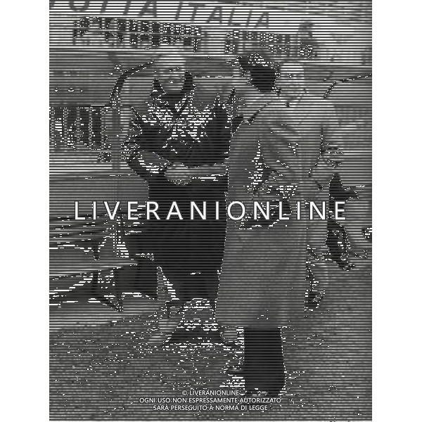 RETROSPETTINA NILS LIEDHOLM ALLENATORE NELLA FOTO NILS LIEDHOLM AG ALDO LIVERANI SAS