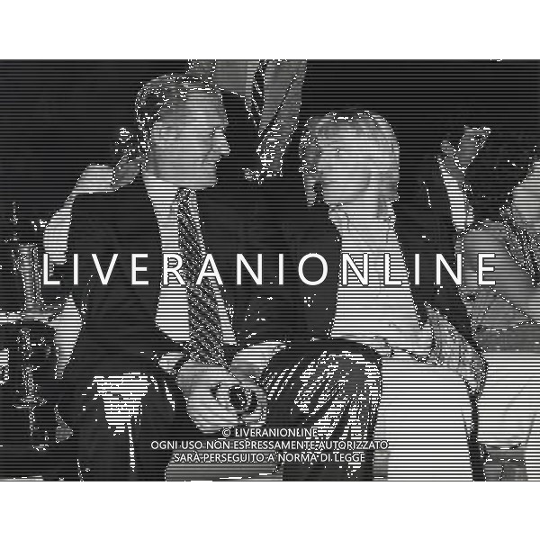 RETROSPETTINA NILS LIEDHOLM ALLENATORE NELLA FOTO NILS LIEDHOLM CON RUBEN BURIANI AG ALDO LIVERANI SAS