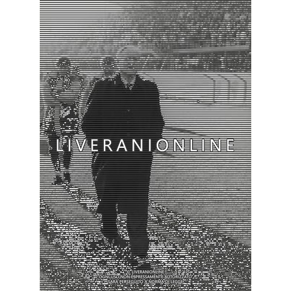 RETROSPETTINA NILS LIEDHOLM ALLENATORE NELLA FOTO NILS LIEDHOLM ALLENATORE ROMA AG ALDO LIVERANI SAS
