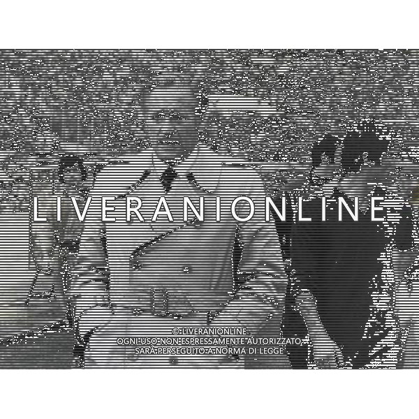 RETROSPETTINA NILS LIEDHOLM ALLENATORE NELLA FOTO NILS LIEDHOLM ALLENATORE ROMA AG ALDO LIVERANI SAS