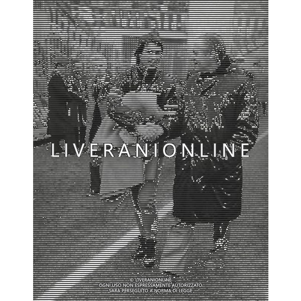 RETROSPETTINA NILS LIEDHOLM ALLENATORE NELLA FOTO NILS LIEDHOLM AG ALDO LIVERANI SAS