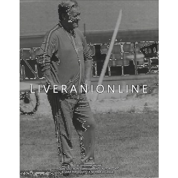 RETROSPETTINA NILS LIEDHOLM ALLENATORE NELLA FOTO NILS LIEDHOLM ALLENATORE ROMA AG ALDO LIVERANI SAS