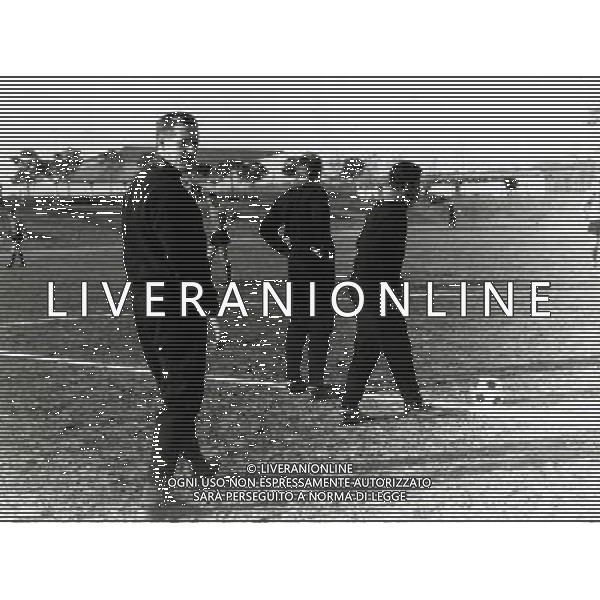 RETROSPETTINA NILS LIEDHOLM ALLENATORE NELLA FOTO NILS LIEDHOLM AG ALDO LIVERANI SAS