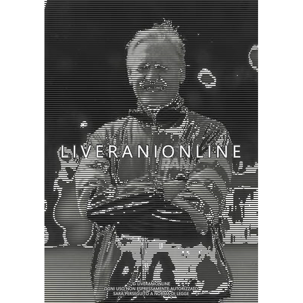 RETROSPETTINA NILS LIEDHOLM ALLENATORE NELLA FOTO NILS LIEDHOLM AL VERONA AG ALDO LIVERANI SAS