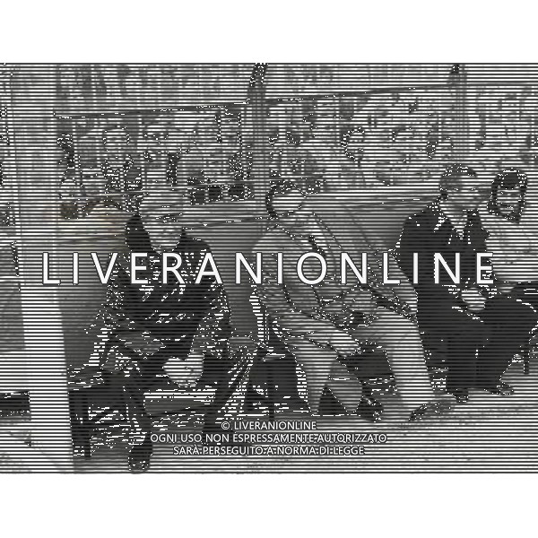 RETROSPETTINA NILS LIEDHOLM ALLENATORE NELLA FOTO NILS LIEDHOLM ALLENATORE MILAN AG ALDO LIVERANI SAS