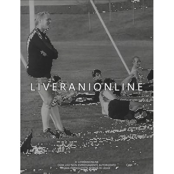 RETROSPETTINA NILS LIEDHOLM ALLENATORE NELLA FOTO NILS LIEDHOLM ALLENATORE MILAN AG ALDO LIVERANI SAS