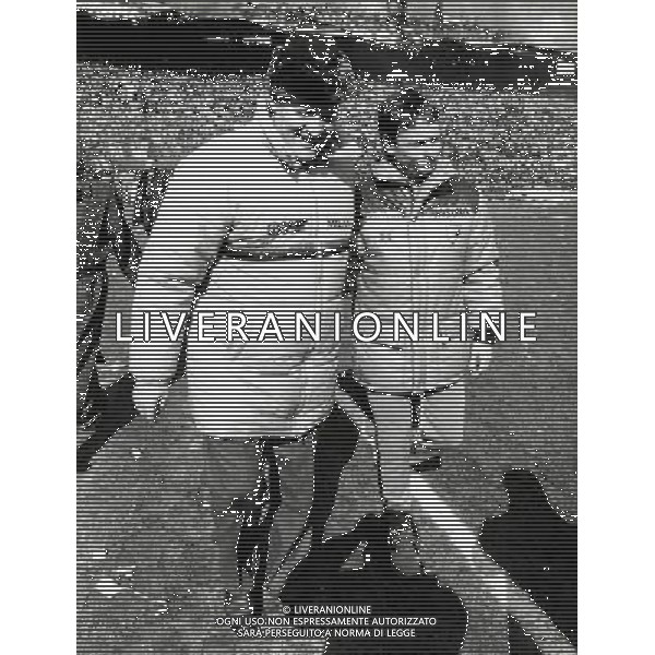 RETROSPETTINA NILS LIEDHOLM ALLENATORE NELLA FOTO NILS LIEDHOLM ALLENATORE MILAN CON ILARIO CASTAGNER IN INTER MILAN AG ALDO LIVERANI SAS