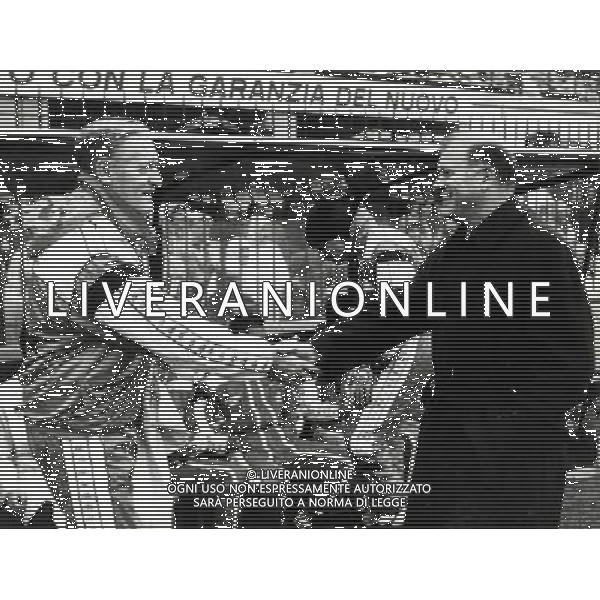 RETROSPETTINA NILS LIEDHOLM ALLENATORE NELLA FOTO NILS LIEDHOLM ALLENATORE MILAN CON EUGENIO BERSELLINI AG ALDO LIVERANI SAS