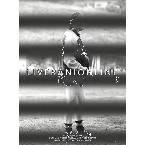 RETROSPETTINA NILS LIEDHOLM ALLENATORE NELLA FOTO NILS LIEDHOLM ALLENATORE ROMA AG ALDO LIVERANI SAS