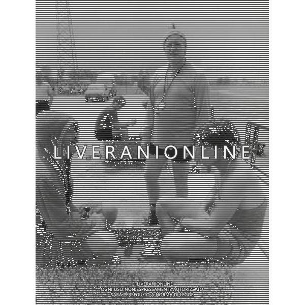 RETROSPETTINA NILS LIEDHOLM ALLENATORE NELLA FOTO NILS LIEDHOLM ALLENATORE ROMA AG ALDO LIVERANI SAS