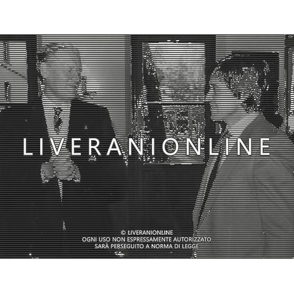 RETROSPETTINA NILS LIEDHOLM ALLENATORE NELLA FOTO NILS LIEDHOLM CON GIANCARLO DE SISTI AG ALDO LIVERANI SAS