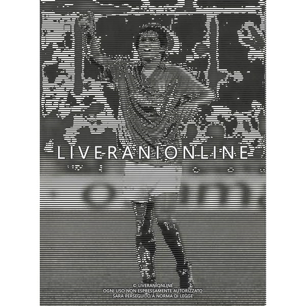 RETROSPETTIVA MARIO LACATUS CALCIATORE NELLA FOTO MARIO LACATUS AG ALDO LIVERANI SAS