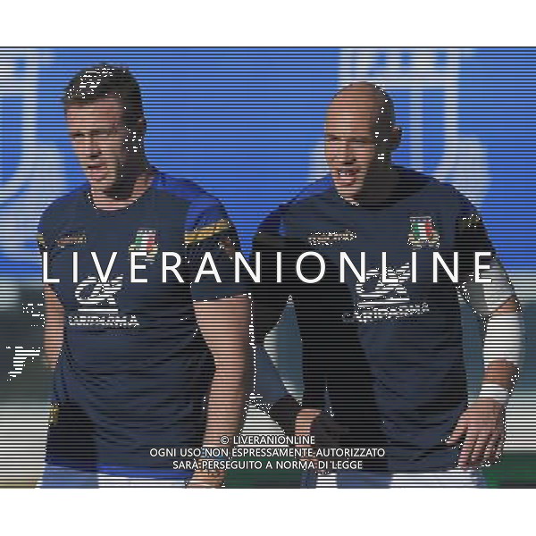 Credit Agricole Cariparma Test Match 2017 di Rugby Firenze - 18.11.2017 Italia-Argentina Nella Foto:Sergio Parisse - Abraham Steyn /Ph.Vitez-Ag. Aldo Liverani