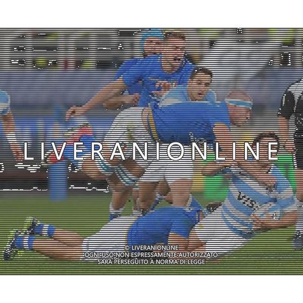 Credit Agricole Cariparma Test Match 2017 di Rugby Firenze - 18.11.2017 Italia-Argentina Nella Foto:Tommaso Castello - Nicolas Sanchez - Giovanni Licata /Ph.Vitez-Ag. Aldo Liverani