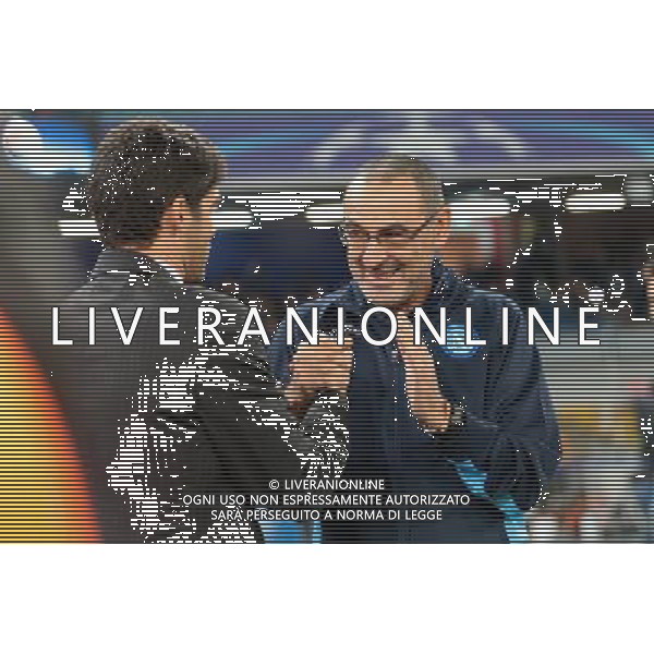 NAPOLI - SHAKHTAR DONETSK CHAMPIONS LEAGUE 21 NOVEMBRE 2017 NELLA FOTO MAURIZIO SARRI, PAULO FONSECA Alexandre ©MOSCA / AGENZIA ALDO LIVERANI SAS 