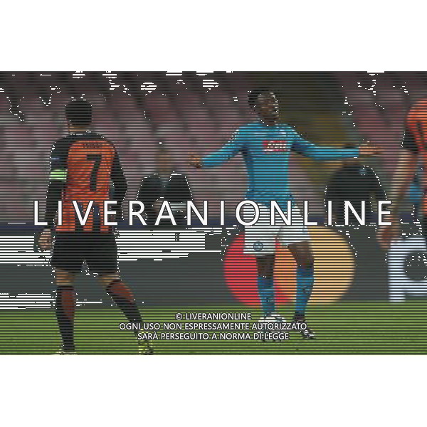 NAPOLI - SHAKHTAR DONETSK CHAMPIONS LEAGUE 21 NOVEMBRE 2017 NELLA FOTO DIAWARA ©MOSCA / AGENZIA ALDO LIVERANI SAS 