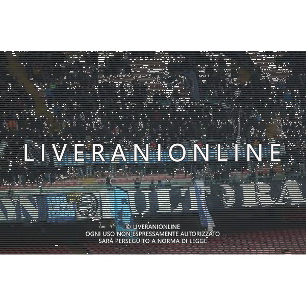NAPOLI - SHAKHTAR DONETSK CHAMPIONS LEAGUE 21 NOVEMBRE 2017 NELLA FOTO STRISCIONE TIFOSI NAPOLI ©MOSCA / AGENZIA ALDO LIVERANI SAS 