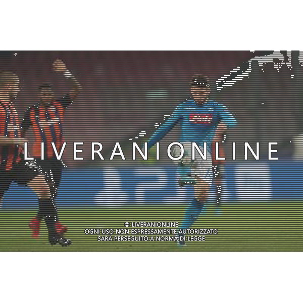 NAPOLI - SHAKHTAR DONETSK CHAMPIONS LEAGUE 21 NOVEMBRE 2017 NELLA FOTO DRIES MERTENS ©MOSCA / AGENZIA ALDO LIVERANI SAS 