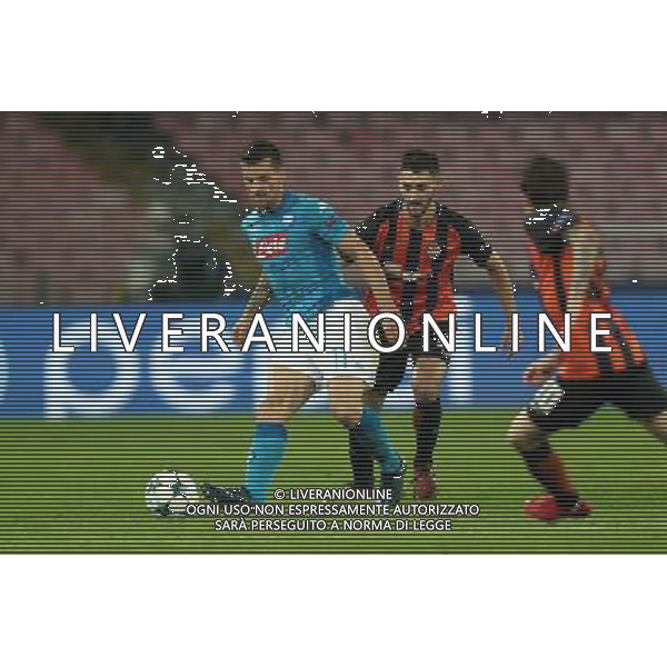 NAPOLI - SHAKHTAR DONETSK CHAMPIONS LEAGUE 21 NOVEMBRE 2017 NELLA FOTO CHRISTIAN MAGGIO, FERREYRA ©MOSCA / AGENZIA ALDO LIVERANI SAS 
