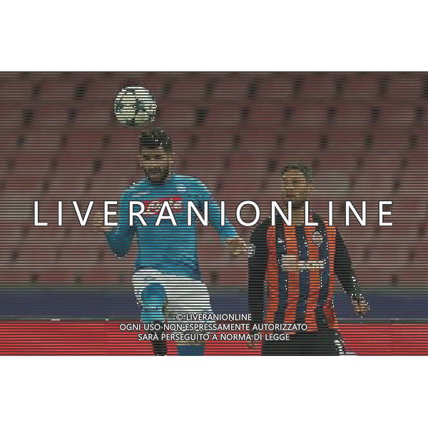 NAPOLI - SHAKHTAR DONETSK CHAMPIONS LEAGUE 21 NOVEMBRE 2017 NELLA FOTO HYSAJ, MARLOS ©MOSCA / AGENZIA ALDO LIVERANI SAS 
