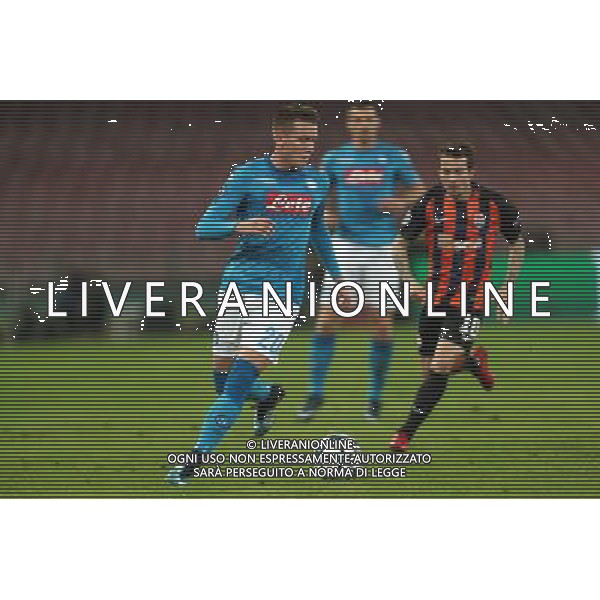 NAPOLI - SHAKHTAR DONETSK CHAMPIONS LEAGUE 21 NOVEMBRE 2017 NELLA FOTO ZIELINSKI, BERNAD ©MOSCA / AGENZIA ALDO LIVERANI SAS 
