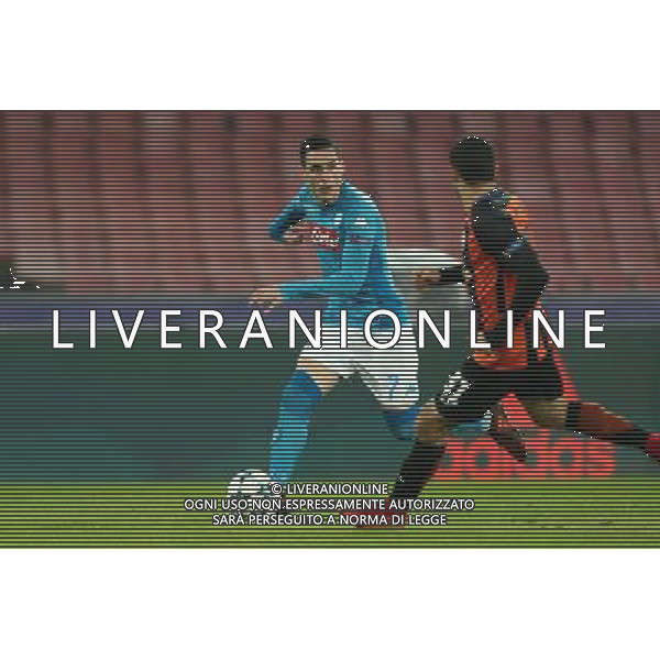 NAPOLI - SHAKHTAR DONETSK CHAMPIONS LEAGUE 21 NOVEMBRE 2017 NELLA FOTO CALLEJON ©MOSCA / AGENZIA ALDO LIVERANI SAS 
