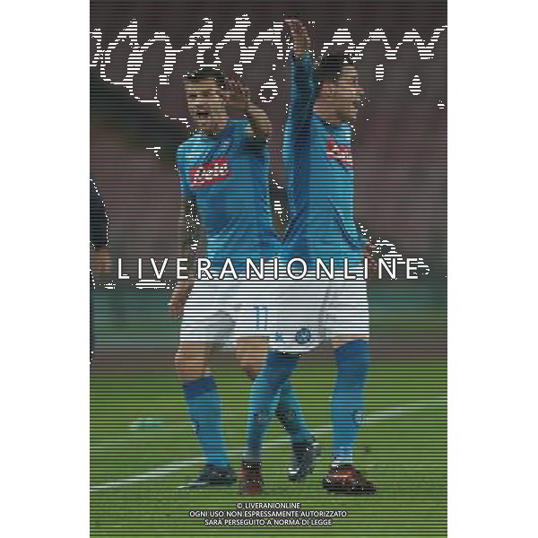 21-11-2017 NAPOLI SHAKHTAR DONETSK CHAMPIONS LEAGUE NELLA FOTO: CHRISTIAN MAGGO- JOSE\' CALLEJON FOTO MOSCA-AG.LIVERANI