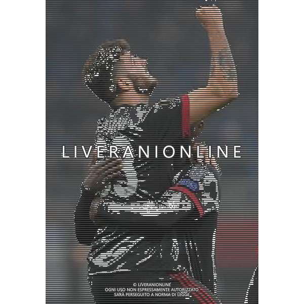 UEFA Europa League 2017/2018 Gruppo D Milano - 23.11.2017 Milan-Austria Vienna Nella Foto:cutrone esulta /Ph.Vitez-Ag. Aldo Liverani