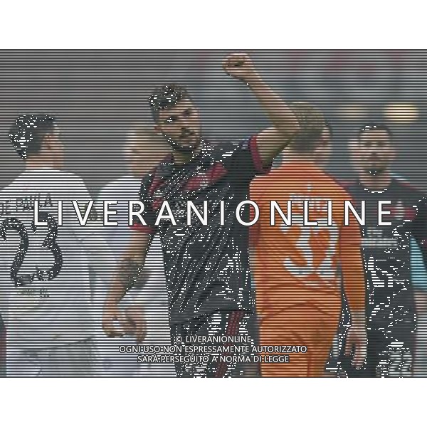 UEFA Europa League 2017/2018 Gruppo D Milano - 23.11.2017 Milan-Austria Vienna Nella Foto:cutrone festeggia /Ph.Vitez-Ag. Aldo Liverani