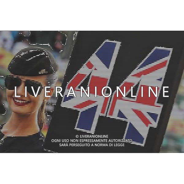 Grid girl for Lewis Hamilton (GBR) Mercedes AMG F1. 26.11.2017. Formula 1 World Championship, Rd 20, Abu Dhabi Grand Prix, Yas Marina Circuit, Abu Dhabi, Race Day. AG ALDO LIVERANI SAS ONLY ITALY