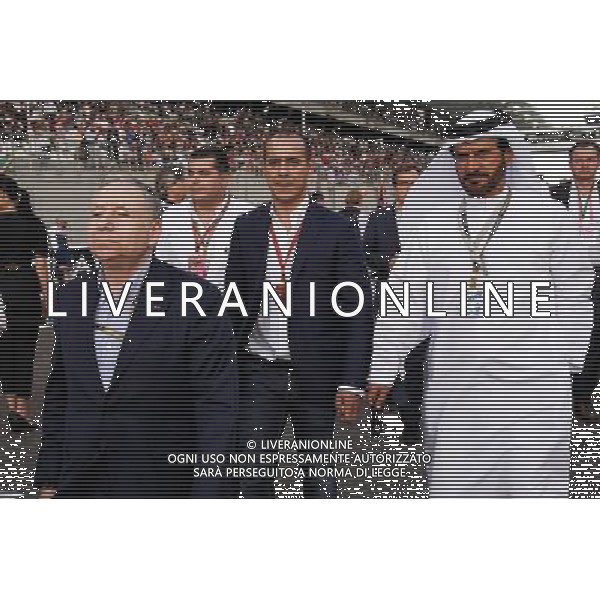 Jean Todt (FRA) FIA President on the grid. 26.11.2017. Formula 1 World Championship, Rd 20, Abu Dhabi Grand Prix, Yas Marina Circuit, Abu Dhabi, Race Day. AG ALDO LIVERANI SAS ONLY ITALY