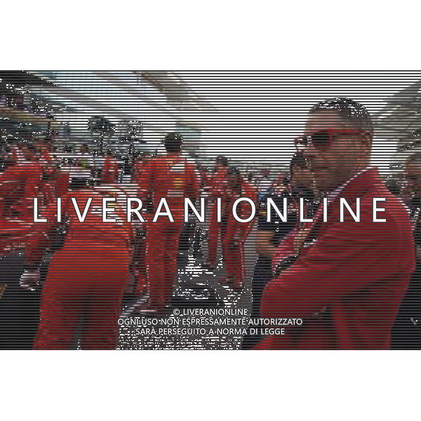 Lapo Elkann (USA) LA Holding, Italia Independent and Independent Ideas President with Ferrari on the grid. 26.11.2017. Formula 1 World Championship, Rd 20, Abu Dhabi Grand Prix, Yas Marina Circuit, Abu Dhabi, Race Day. AG ALDO LIVERANI SAS ONLY ITALY