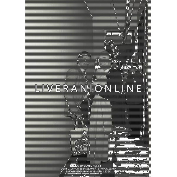 1983 MILANO VIA FILIPPETTI RIUNIONE DEI PRESIDENTI IN LEGA CALCIO NELLA FOTO GIUSEPPE FARINA E TITO CORSI AG ALDO LIVERANI SAS