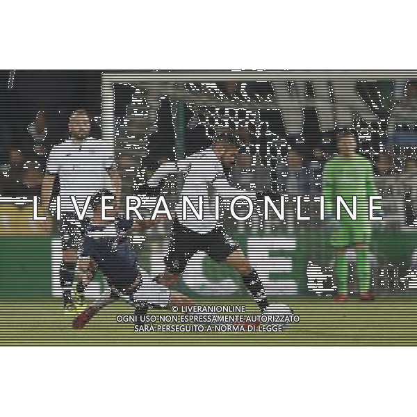 CESENA - BRESCIA serie B ConTe.it 27/11/2017 nella foto: Di Santantonio EnzoSCHIAVONE ANDREA Â©Claudio Zamagni/Agenzia Aldo Liverani Di Santantonio EnzoSCHIAVONE ANDREA during Serie B conTe.it match between Cesena and Brescia at Stadio Orogel Dino Manuzzi on November 27, 2017 in Cesena, Italy. photo credit by Claudio Zamagni/Aldo Liverani Photo Agency / AGENZIA ALDO LIVERANI SAS