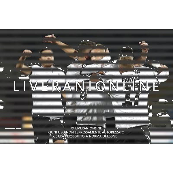 CESENA - BRESCIA serie B ConTe.it 27/11/2017 nella foto: Esultanza cesena Â©Claudio Zamagni/Agenzia Aldo Liverani cesena celebrates after scoring during Serie B conTe.it match between Cesena and Brescia at Stadio Orogel Dino Manuzzi on November 27, 2017 in Cesena, Italy. photo credit by Claudio Zamagni/Aldo Liverani Photo Agency / AGENZIA ALDO LIVERANI SAS