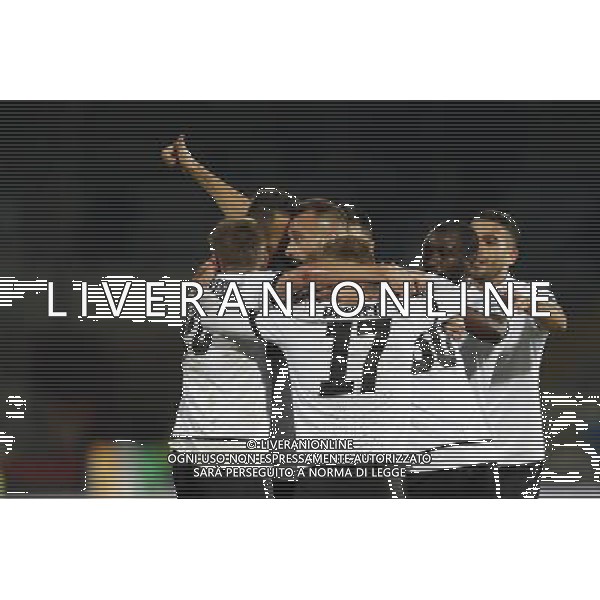 CESENA - BRESCIA serie B ConTe.it 27/11/2017 nella foto: Esultanza cesena Â©Claudio Zamagni/Agenzia Aldo Liverani cesena celebrates after scoring during Serie B conTe.it match between Cesena and Brescia at Stadio Orogel Dino Manuzzi on November 27, 2017 in Cesena, Italy. photo credit by Claudio Zamagni/Aldo Liverani Photo Agency / AGENZIA ALDO LIVERANI SAS
