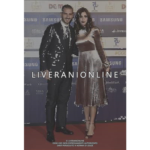 Gran Gala del calcio AIC 2017 Milano - 27.11.2017 Nella Foto: Leonardo Bonucci con la moglie Martina Maccari /Ph.Ag. Aldo Liverani