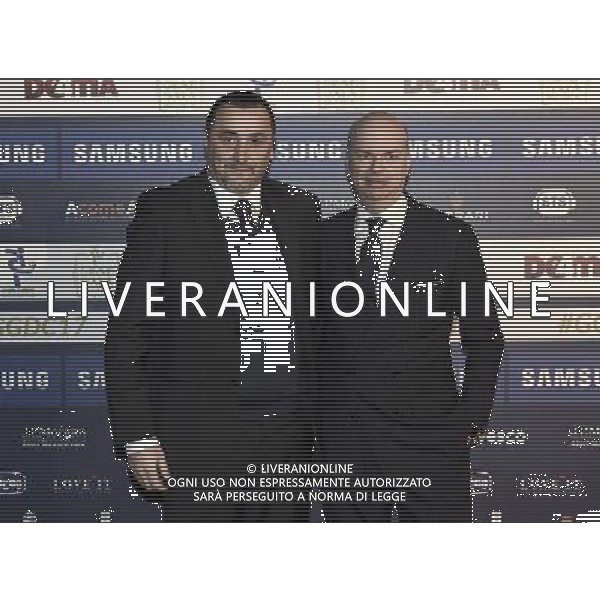 Gran Gala del calcio AIC 2017 Milano - 27.11.2017 Nella Foto: Massimiliano Mirabelli e Marco Fassone /Ph.Ag. Aldo Liverani