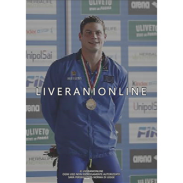 Riccione - Campionato Italiano Open di Nuoto 01/12/2017nella foto: Simone Sabbioni ©Claudio Zamagni/Agenzia Aldo Liverani Simone Sabbioni during Day One of The Italian Open Swimming Championships at Riccione Swimming Centre on December 1, 2017 photo credit by: Claudio Zamagni/Aldo Liverani Photo Agency.