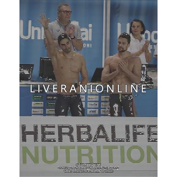 Riccione - Campionato Italiano Open di Nuoto 02/12/2017nella foto: Filippo Magnini annuncia il suo ritiro dalle competizioni Â©Claudio Zamagni/Agenzia Aldo Liverani Filippo Magnini say bye at swimming competition during Day two of The Italian Open Swimming Championships at Riccione Swimming Centre on December 2, 2017 photo credit by: Claudio Zamagni/Aldo Liverani Photo Agency.